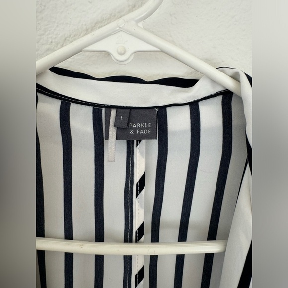 Sparkle & Fade Striped Blazer/Jacket Size L - Picture 2 of 7